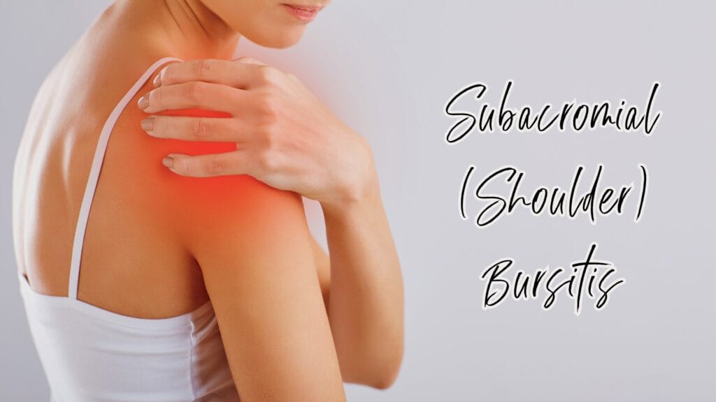 shoulder bursitis treatment